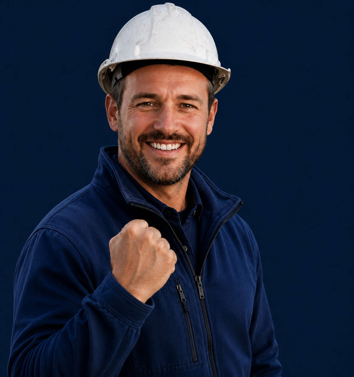 Collage of Melbourne tradies including a plumber, electrician and builder at work sites